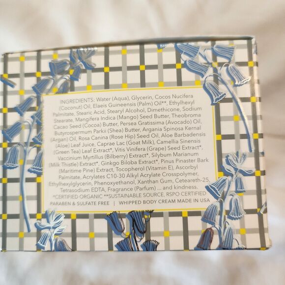 Beekman 1802 Silver Belle Bouquet whipped body cream 16 oz goat milk NIB - Picture 4 of 5